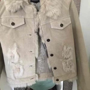 Bebe High Quality Fur Jacket